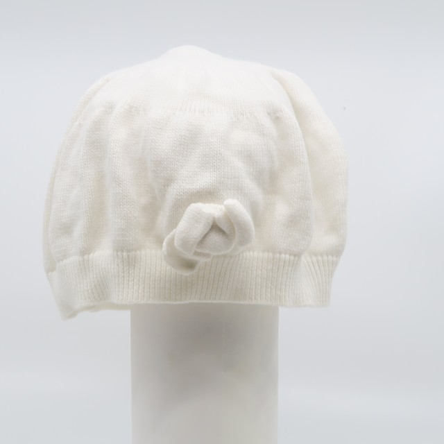 FAO White with Bow Hat 3-6 Months 