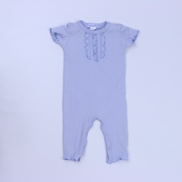 Feather Baby Light Blue Romper 3-6 Months 
