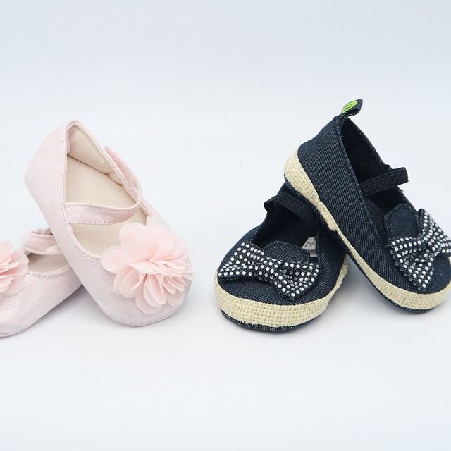 First Impressions Set of 2 Pink | Blue Shoes 2 Infant 