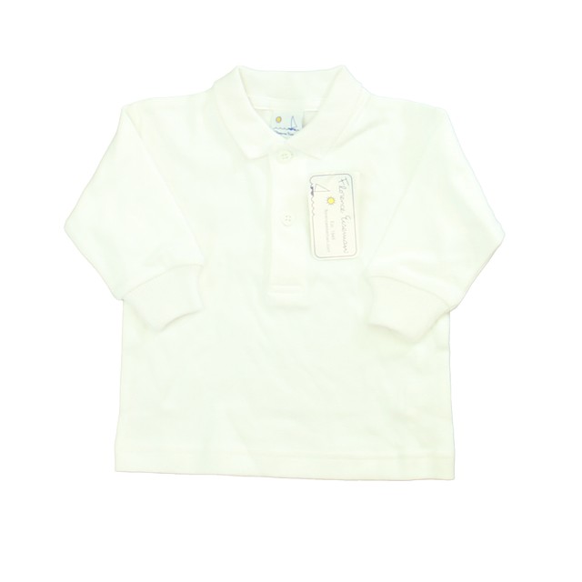 Florence Eiseman White Rugby Shirt 9 Months 