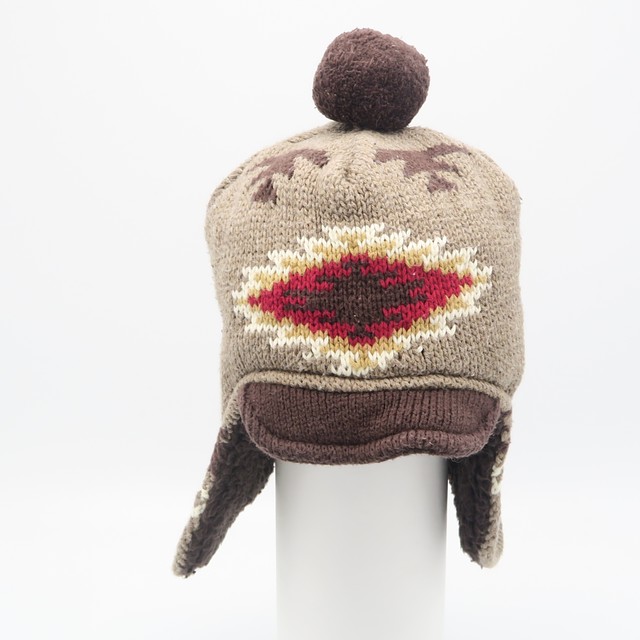 Gap Brown Multi Winter Hat 0-6 Months 
