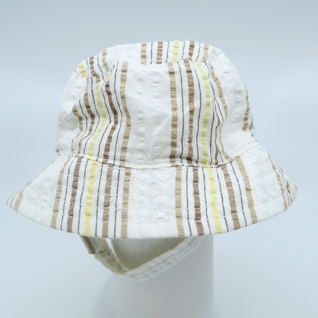 Gap White | Brown Sun Hat 0-6 Months 
