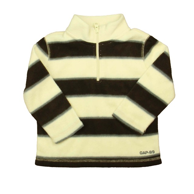Gap Brown | White Stripe Fleece 18-24 Months 