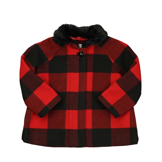 Gap Red | Black Winter Coat 18-24 Months 