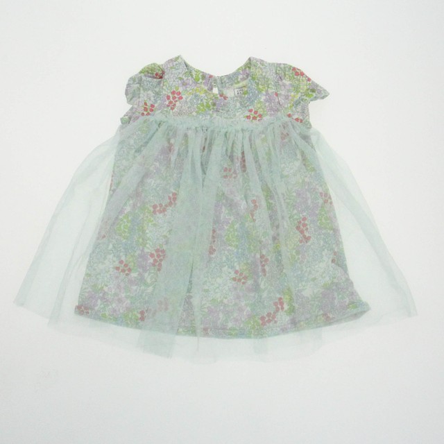 Gap Green | Floral Dress 6-12 Months 
