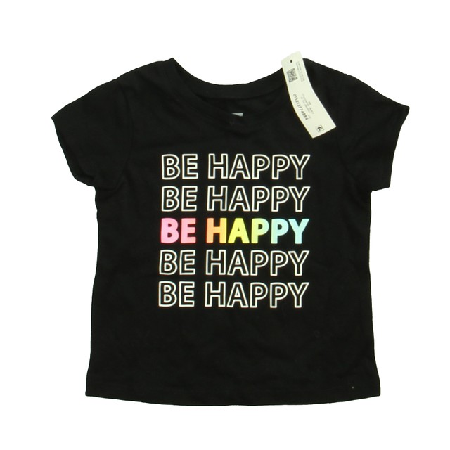 Garanimals Black "Be Happy" T-Shirt 18 Months 