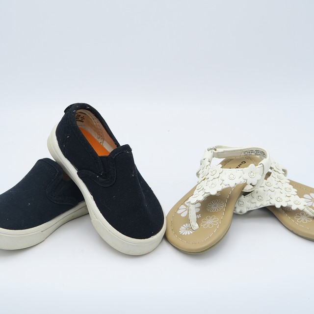 Garanimals Set of 2 Black | White Shoes 4 Infant 