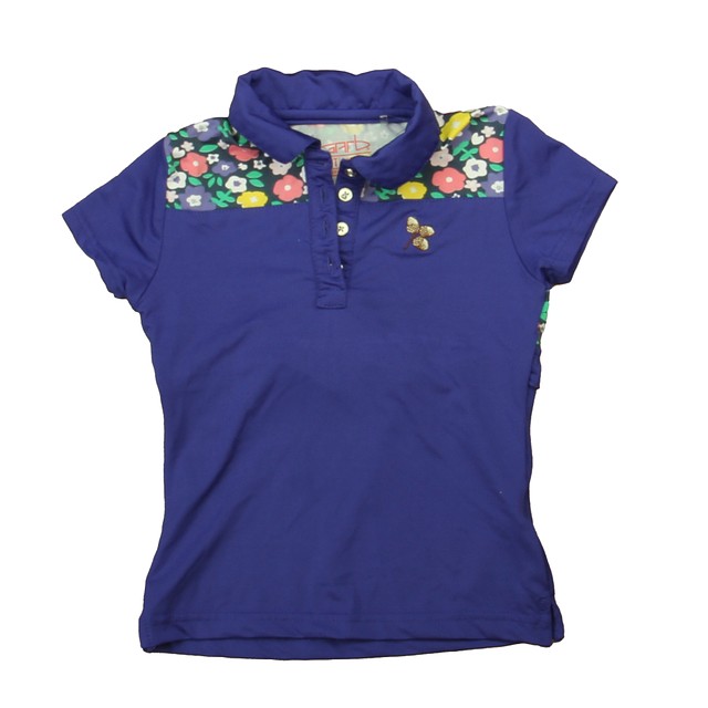 Garb Purple Floral Polo Shirt 2T 