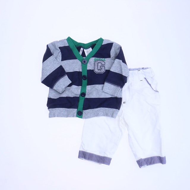 Guess | Baby Graziella 2-pieces Gray | Navy | Green Apparel Sets 6-9 Months 