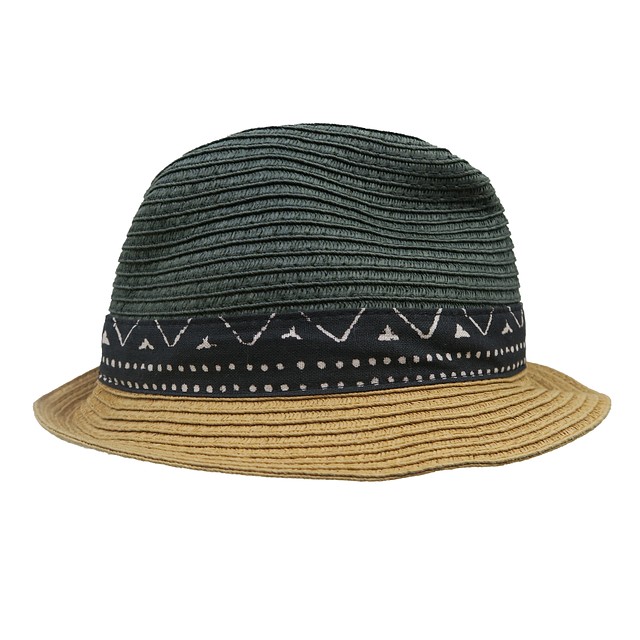 Gymboree Green | Tan Hat 0-3 Months 