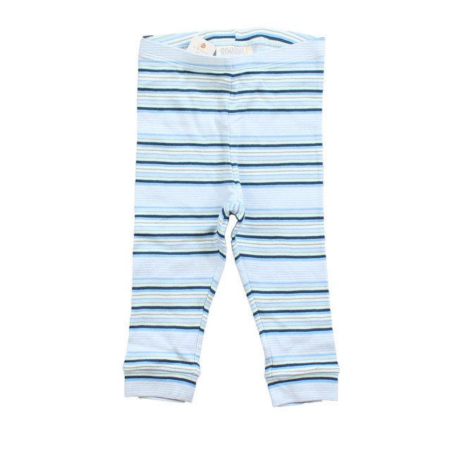Gymboree Blue | White | Stripes Leggings 12-18 Months 