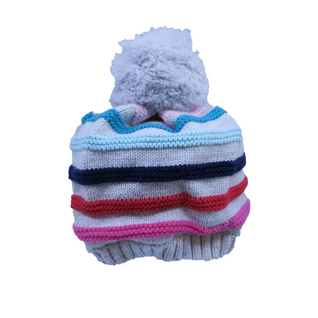 Gymboree Grey | Multi | Stripes Winter Hat 12-24 Months 