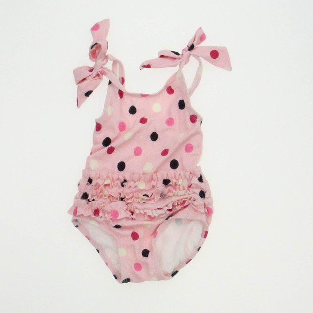 Gymboree Pink Polka Dots 1-piece Swimsuit 3-6 Months 