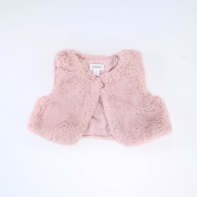 Gymboree Pink | Fur Vest 3-6 Months 