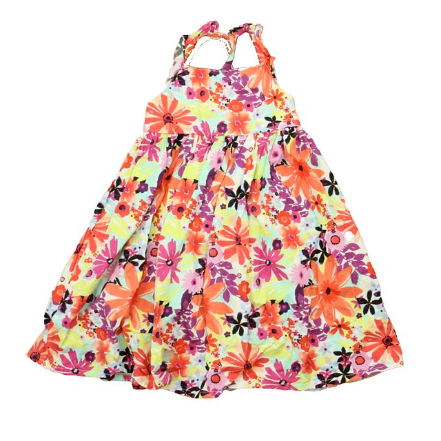 Gymboree Red | Yellow | Purple Floral Dress 5T 