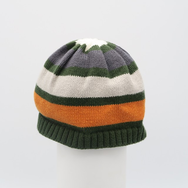 Gymboree Green Stripe Winter Hat 6-12 Months 