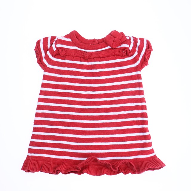 Gymboree Red | White Sweater Dress 6-12 Months 