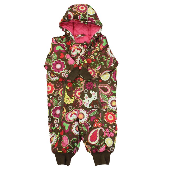 Hanna Anderson Brown | Pink | Multi Bunting 18 - 24 Months 