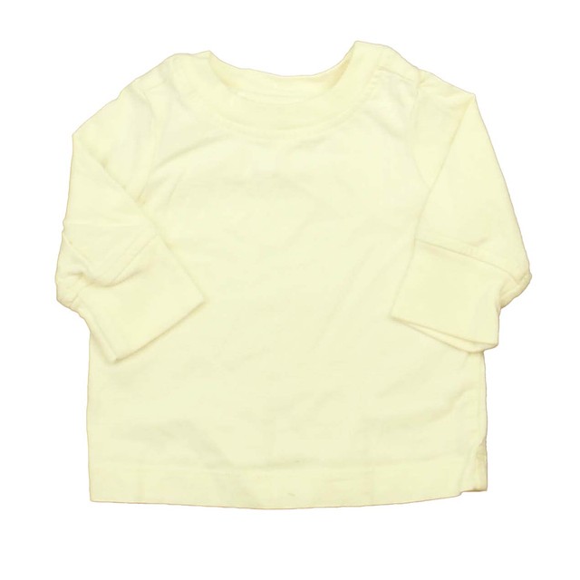 Hanna Andersson Ivory Long Sleeve T-Shirt 0-3 Months 