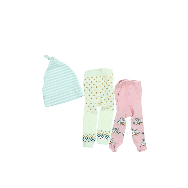 Hanna Andersson 3-pieces Pink | Ivory | Blue | White Apparel Sets 3-12 Months 