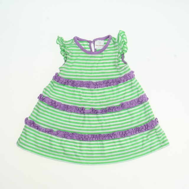 Hanna Andersson Green | Purple Sun Dress 3-6 Months 