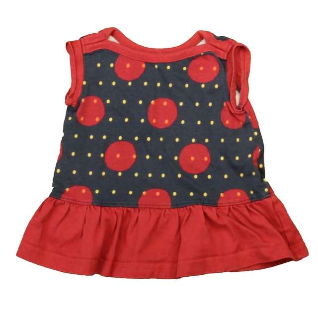 Hanna Andersson Navy | Red Dress 3-6 Months 