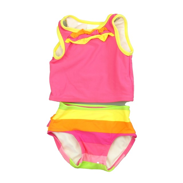 Hanna Andersson 2-pieces Pink | Yellow | Green 2-piece Swimsuit 3-6 Months 
