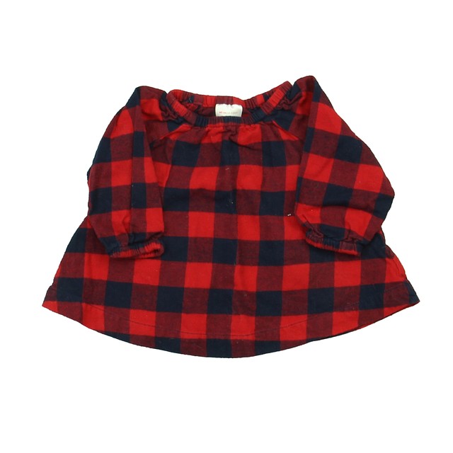 Hanna Andersson Red | Navy Blouse 3-6 Months 