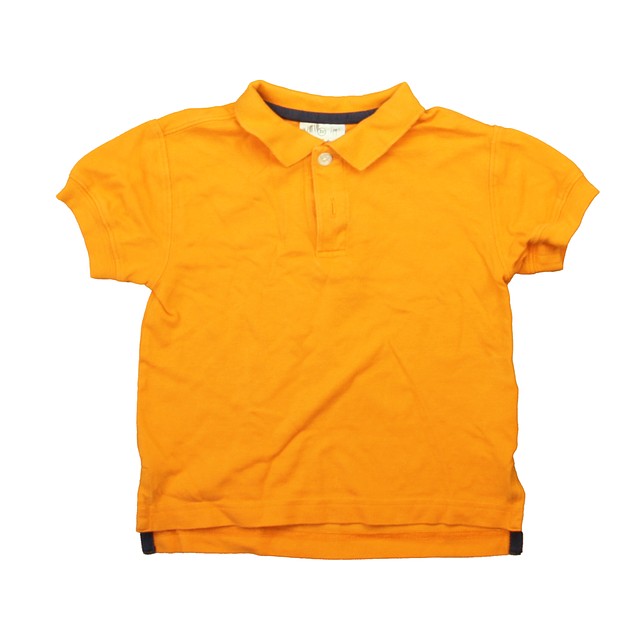 Hanna Andersson Orange Polo Shirt 4T 