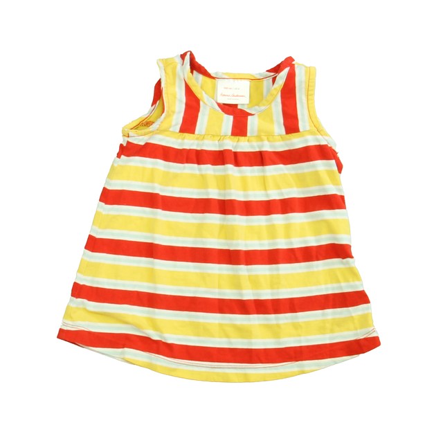 Hanna Andersson Yellow | Red | Grey Tank Top 4T 