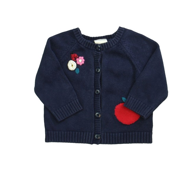 Hanna Andersson Navy Cardigan 6-12 Months 
