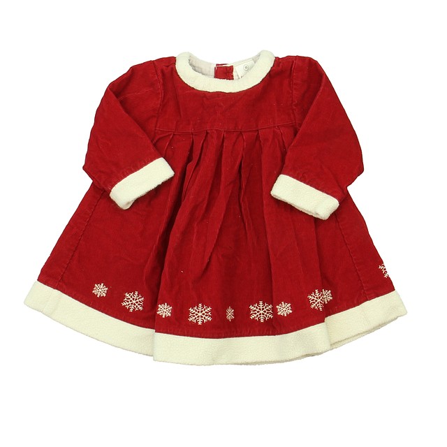 Hanna Andersson Red | White Dress 6-12 Months 