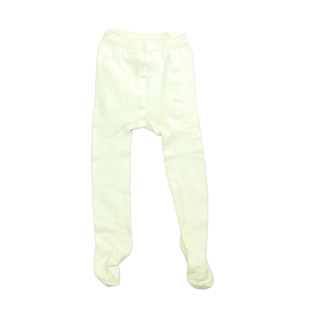 Hanna Andersson White Tights 6-12 Months 