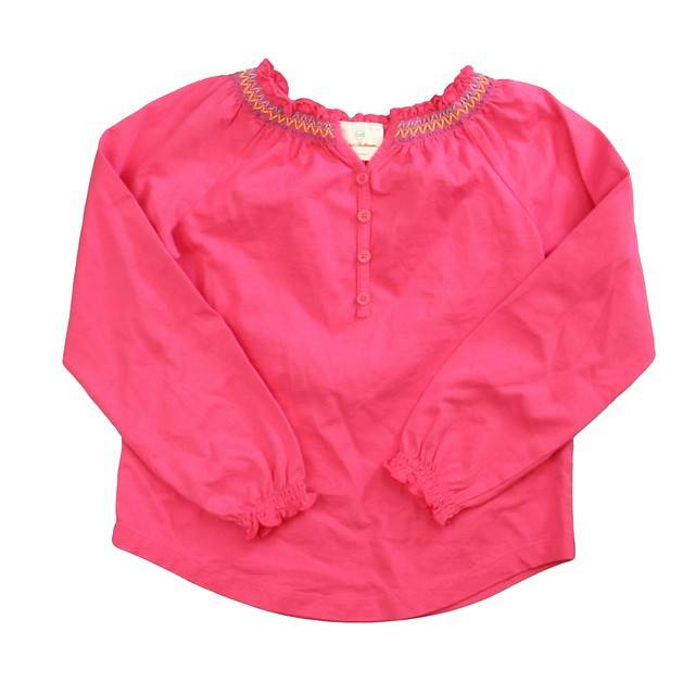 Hanna Andersson Pink Long Sleeve Shirt 6 Years 
