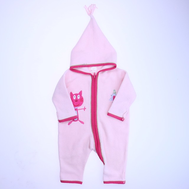 Hanna Andersson Pink Bunting EU 60 (3-6 Months) 
