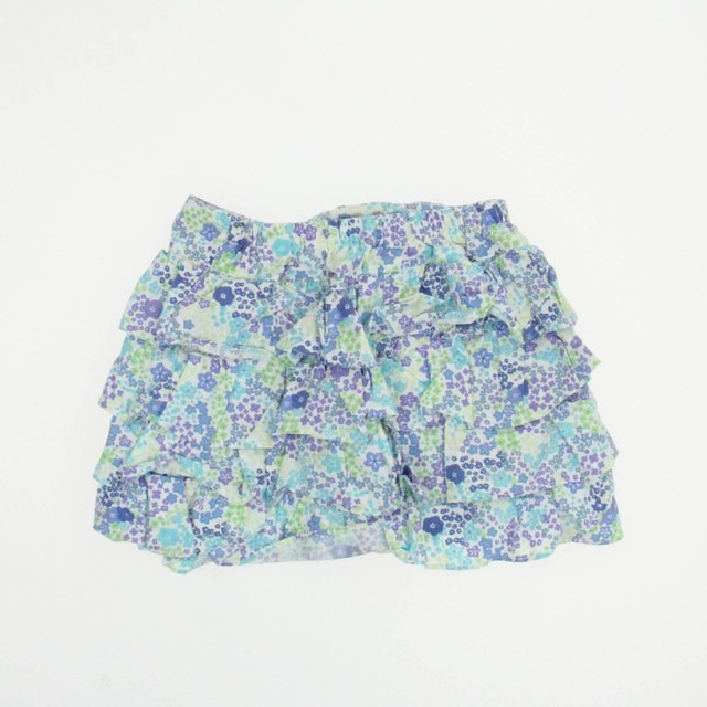 Hartstrings Blue | Floral Skirt 2T 