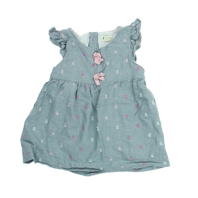 Hatley Light Blue | Pink Dress 12-18 Months 