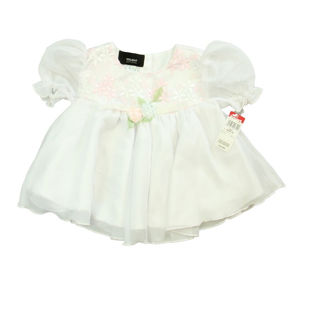 Holiday Editions White | Pink Blouse 4-5T 