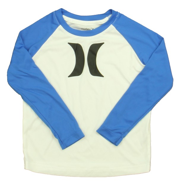 Hurley Blue | White Athletic Top 2T 