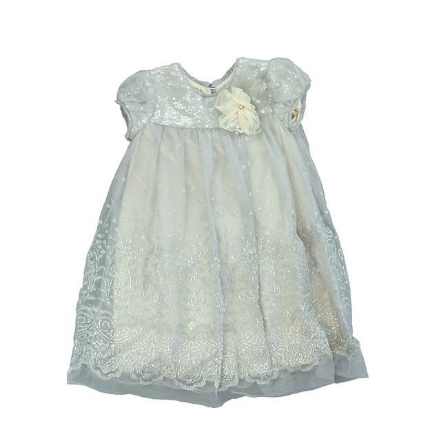 Iris & Ivy Silver Special Occasion Dress 4T 