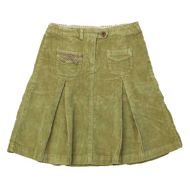 Jacadi Moss Green Skirt 7 Years 
