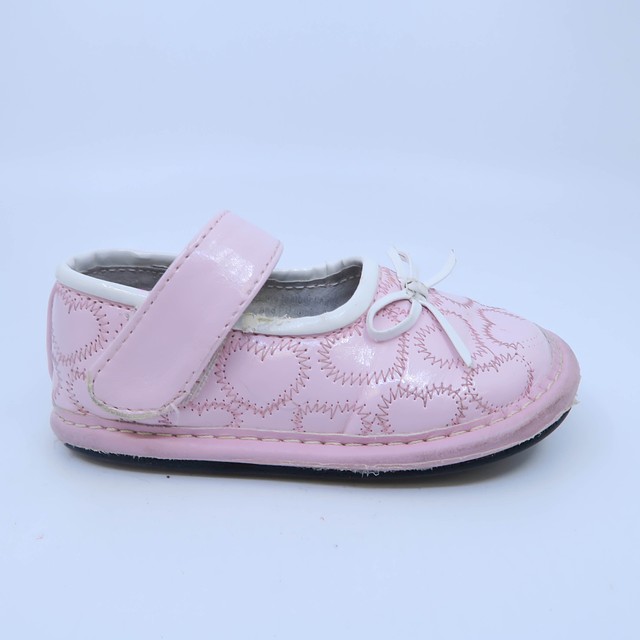 Jack & Lily Light Pink Shoes 4 Infant 