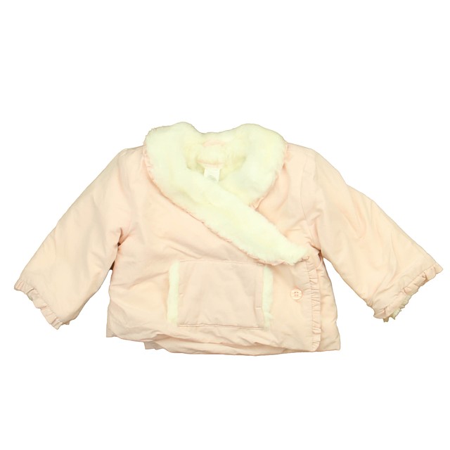 Janie and Jack Pink | White Jacket 0-6 Months 