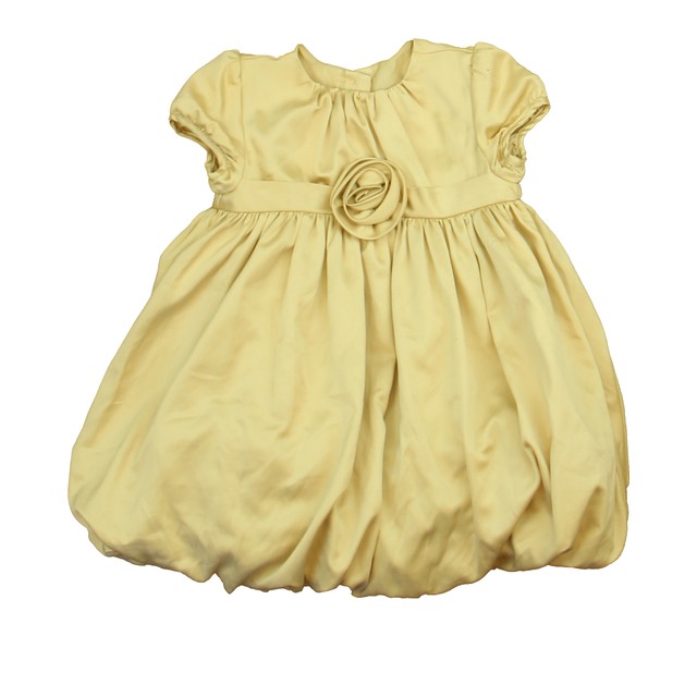Janie and Jack 2-pieces Gold Dress 12-18 Months 