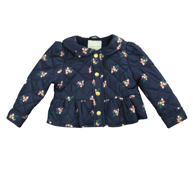 Janie and Jack Navy Floral Jacket 12-18 Months 