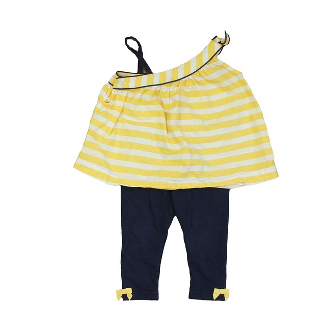 Janie and Jack Yellow | White | Blue Apparel Sets 18-24 Months 