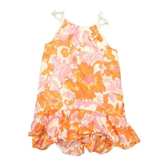 Janie and Jack Pink | Coral | White Dress 2T 