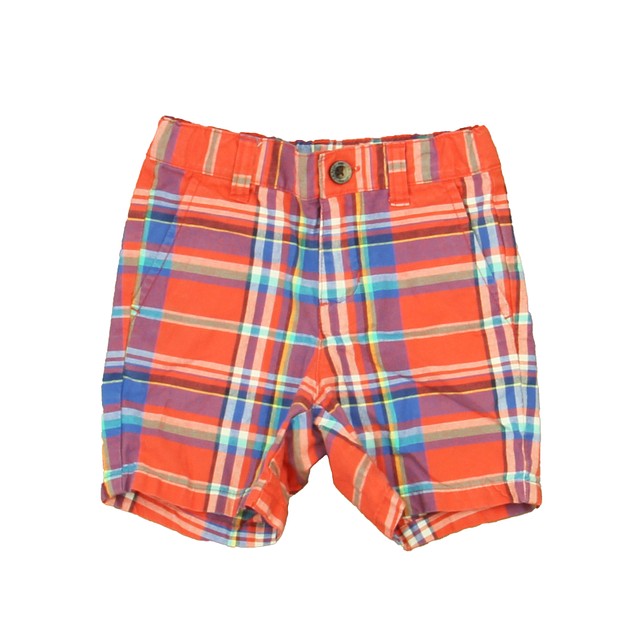 Janie and Jack Red Plaid Shorts 2T 