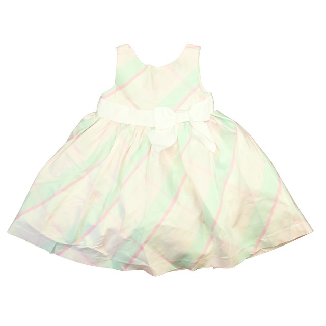 Janie and Jack White | Pink | Aqua Special Occasion Dress 2T 