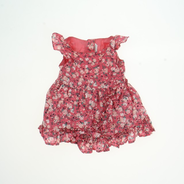 Janie and Jack Pink Floral Dress 3-6 Months 